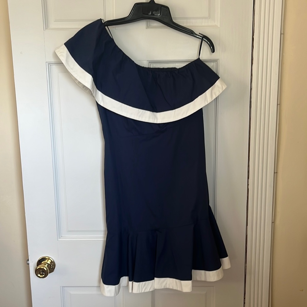 Aqua one shoulder dress size S